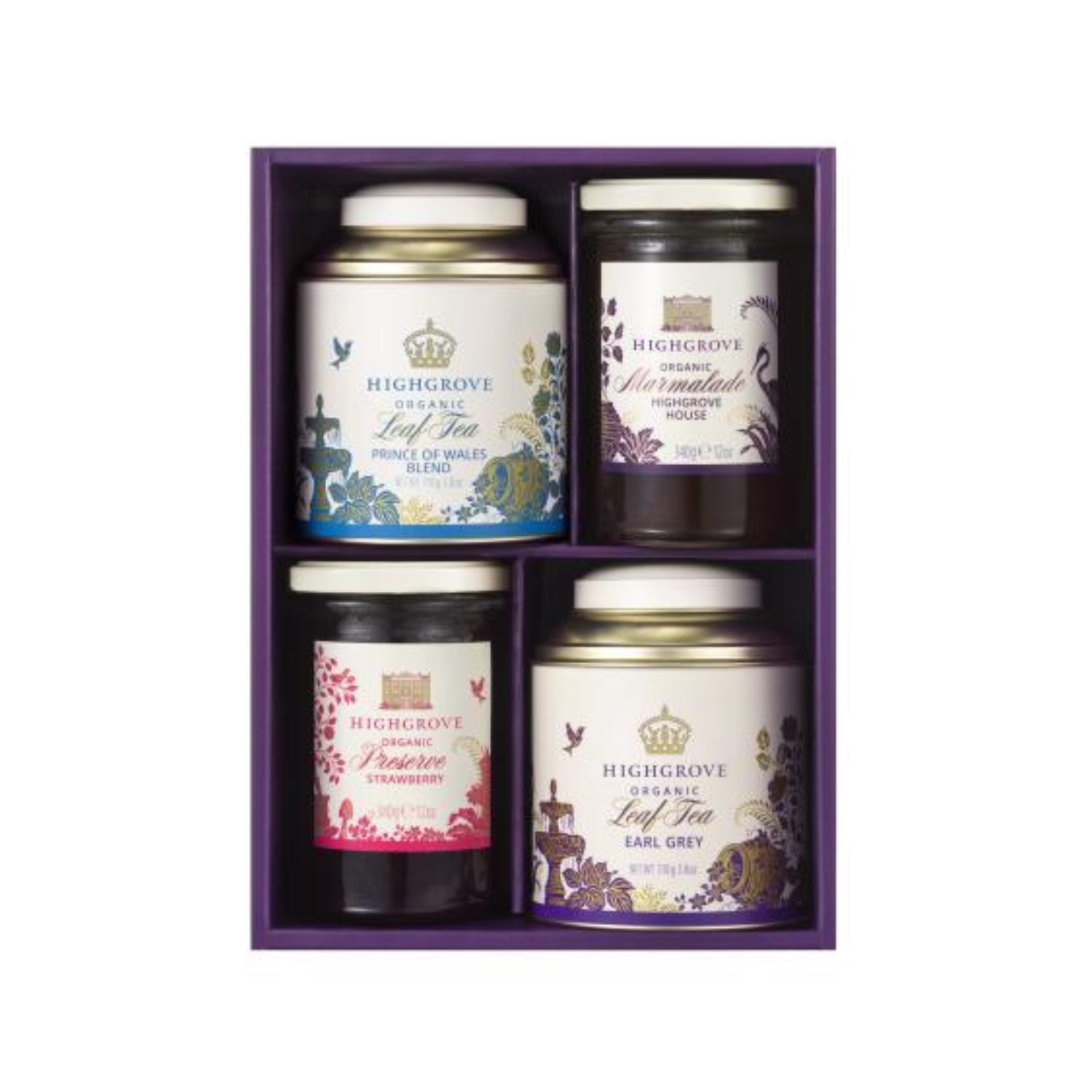 FORTNUM & MASON 紅茶・ジャム詰合せ ハイグローヴ 紅茶・ジャム詰合せ(HGLMJ-120)